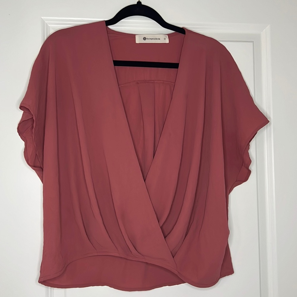 Impeccable Pig rose pink blouse